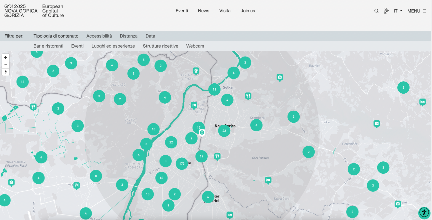 Go2025 Mappa Interattiva